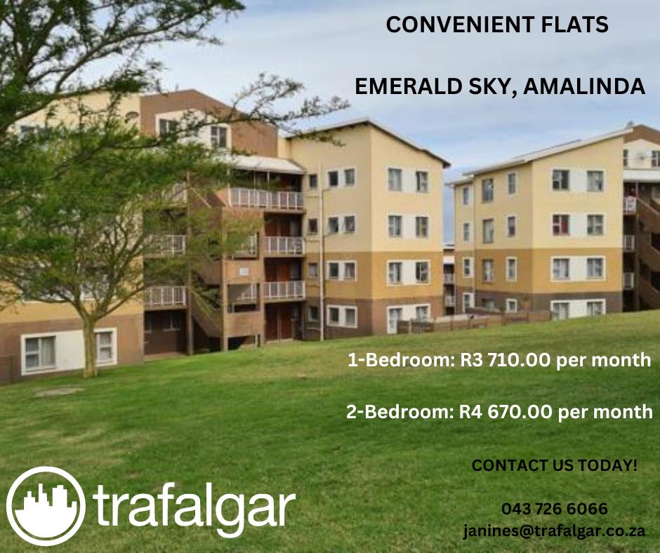 OCTOBER SPECIAL for this Welcoming two-bedroom flat in Emerald Sky, Amalinda